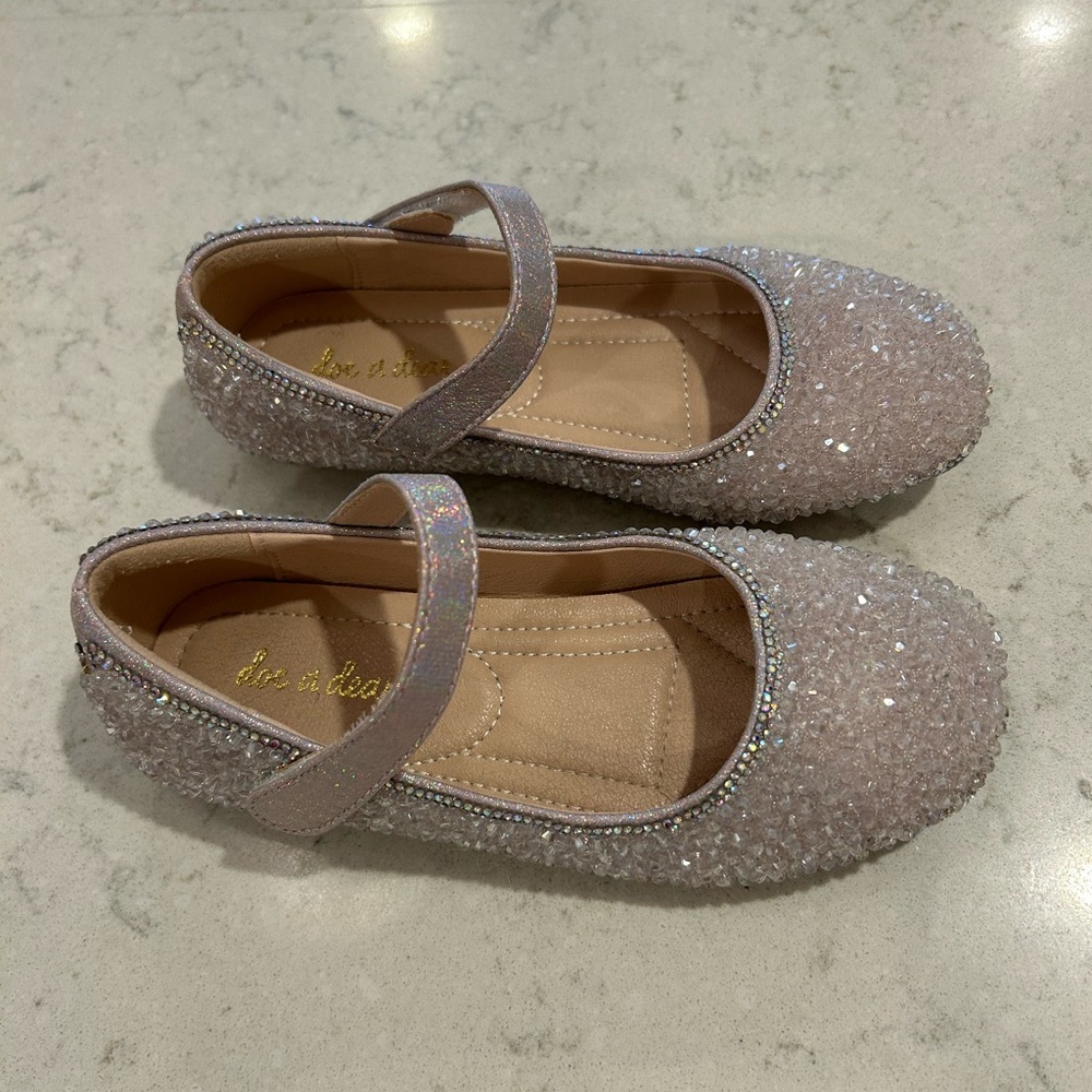 Doe a Dear Dress shoes sparkle beaded glitter
